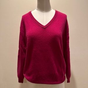 Jcrew v neck boyfriend fit cashmere